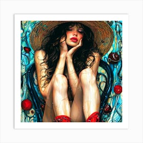 Le Boudoir 3 - American Beauty Art Print