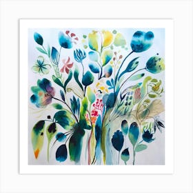 watercolor painting Art Print