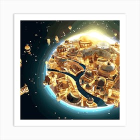 City In The Sky Art Print