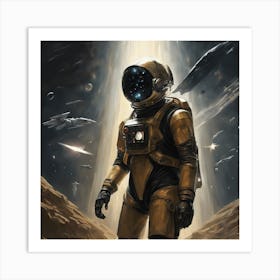 Space Explorer Art Print