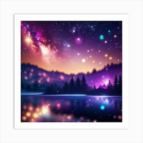 Night Sky With Stars Art Print