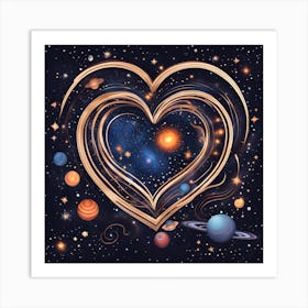 Heart Of Space 1 Art Print