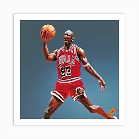 Michael Jordan 6 Art Print