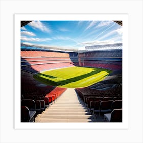 Soccer Stadium Art Print