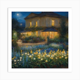 House aglow Art Print