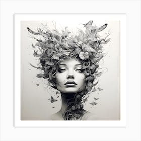 Human Nature Beauty Art Print