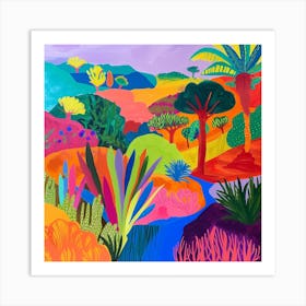 Colourful Gardens San Diego Botanic Garden Usa 1 Art Print