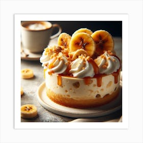 Banana Cheesecake 7 Art Print