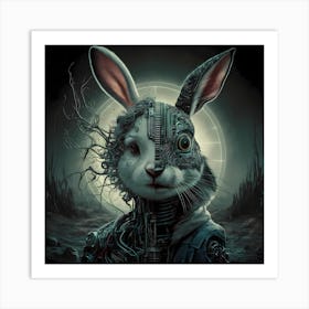 Rabbit In The Dark 1 Art Print