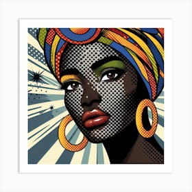 Zahra Pop African Woman Art Print