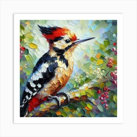 Woodpecker 6 Art Print