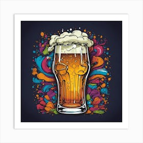 Beer Glass Art Print