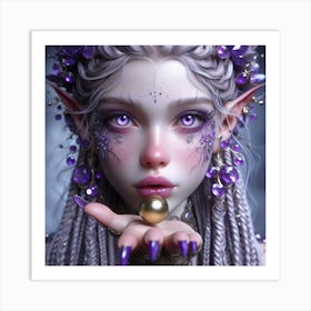 Elven Girl 12 Art Print