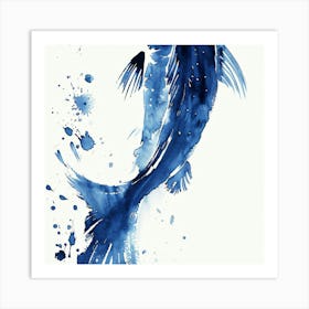 Blue Fish Art Print