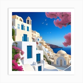 Oia, Greece 2 Art Print