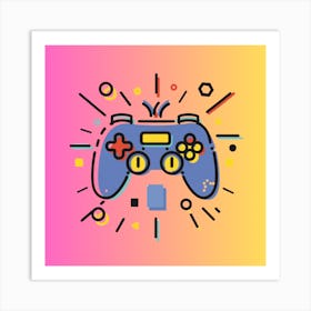 Video Game Controller 1 Art Print