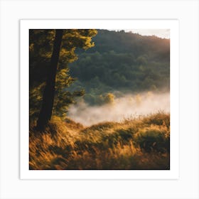 Misty Morning 1 Art Print