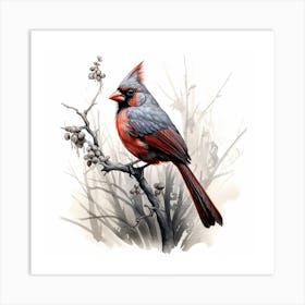 Cardinal Art Print