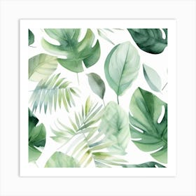 Tropical Leaves Art Print