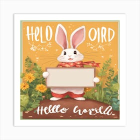 Hello Ord Art Print