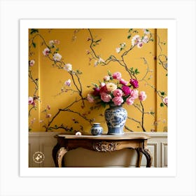 Chinese Wallpaper Art Print