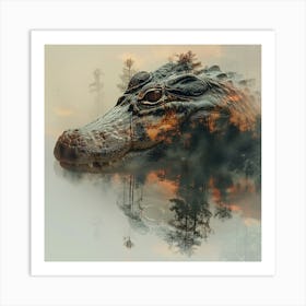 Primeval Gaze Art Print