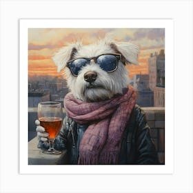 Whimsical Dogs 56 Art Print