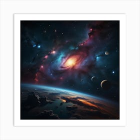 Unique Art Design Pictures Of Space 3 Art Print