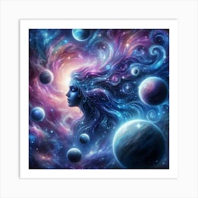 Nebula paintings art print 3 Art Print