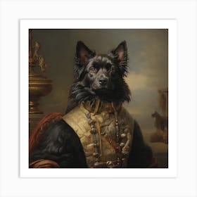 King'S Dog Art Print