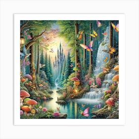 Fairy Forest 2 Art Print