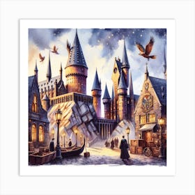 Hogwarts school of Witchcraft 1 Art Print