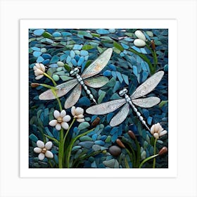 Dragonflies 54 Art Print