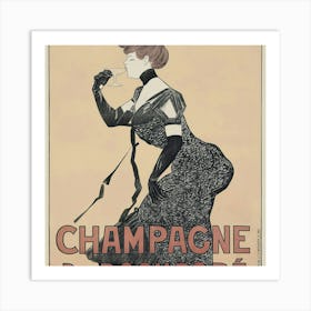 Champagne D'Or Art Print