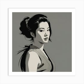 Asian Woman Art Print