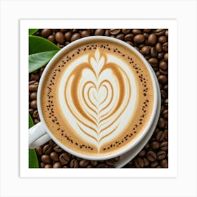 Coffee Latte Art 32 Art Print