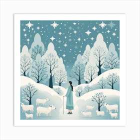 Nativity Scene 24 Art Print