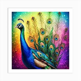 Peacock 9 Art Print