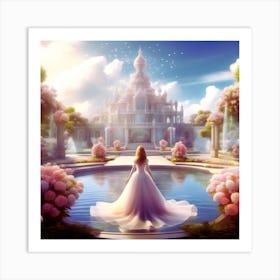 Princess In A Fairytale Art Print