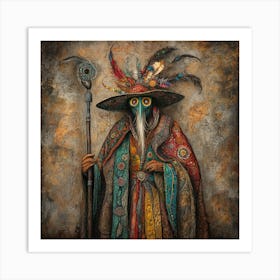 'A Flamboyant Witchdoctor 1' Art Print