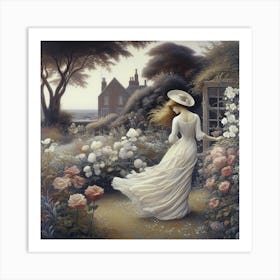 'The Rose Garden' 1 Art Print