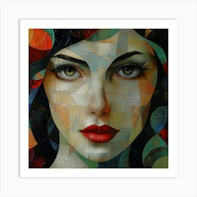 Portrait Of A Woman 7 Art Print