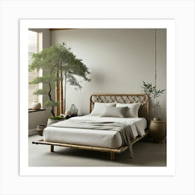 Bamboo Bed Art Print