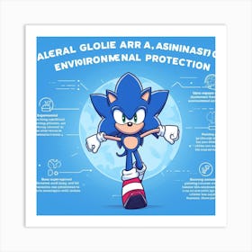 Sonic The Hedgehog 12 Art Print