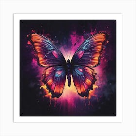 Butterfly Painting 267 Art Print