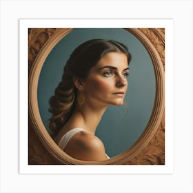 Portrait Of A Young Woman 1 Art Print