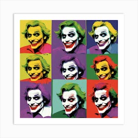 Joker Pop Art Art Print