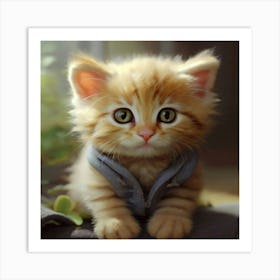 Cute Kitten 4 Art Print