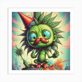 Psychedelic Monster Art Print