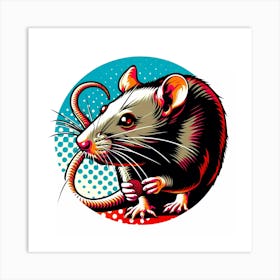 Rat pop 1 Art Print